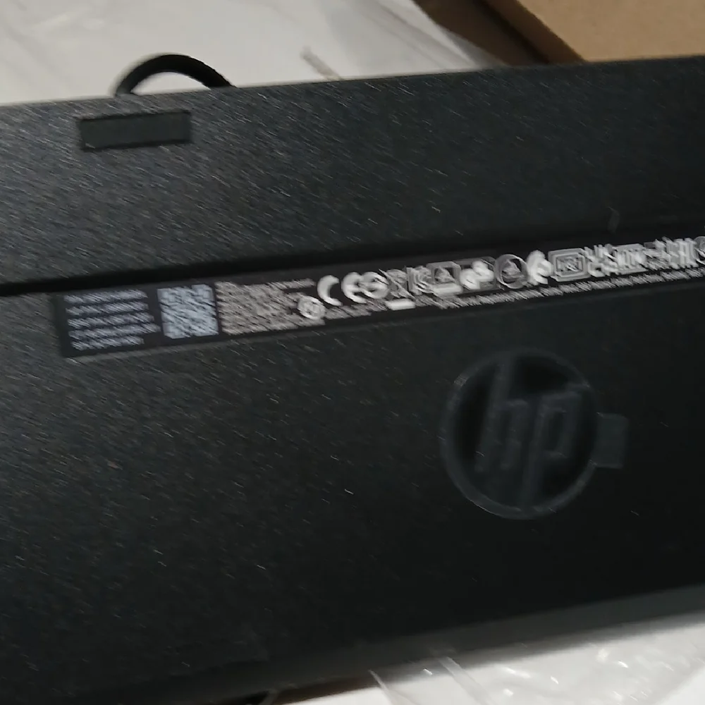 HP Black Wired Keyboard with Numeric Keypad and Low-Profile Design L 6577_161